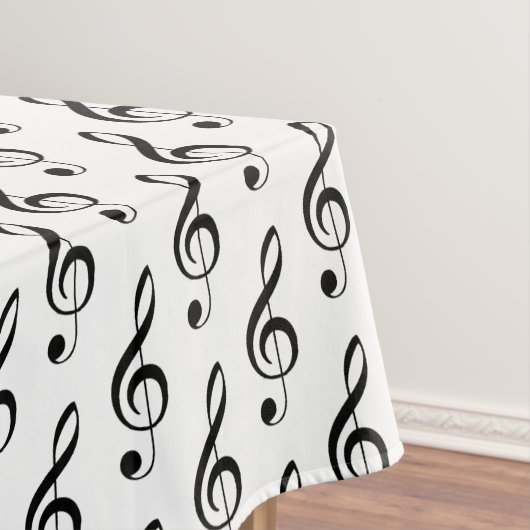Treble Clef Musical Tablecloth Tafelkleed (Voorbeeld)
