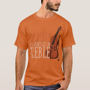 Treble Clef Musician Funny Cellist T-shirt