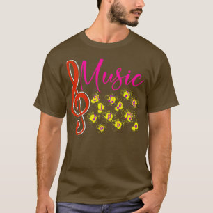 Treble Clef Muzieknoten Musician Gift Music T-shirt