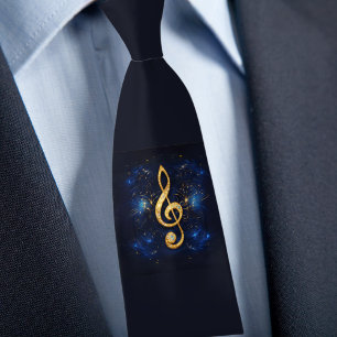 Treble Clef Necktie Stropdas