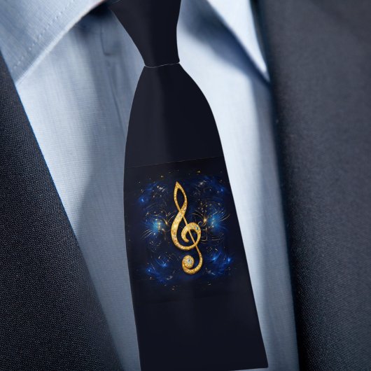Treble Clef Necktie Stropdas