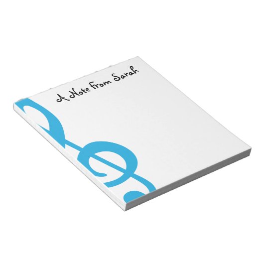 Treble Clef Notitieblok (Schuin)