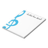 Treble Clef Notitieblok (Linkerzijde)