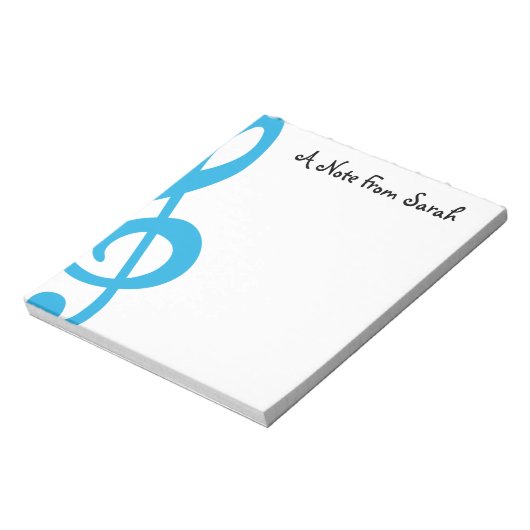 Treble Clef Notitieblok (Linkerzijde)
