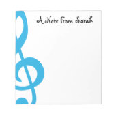 Treble Clef Notitieblok (Voorkant)