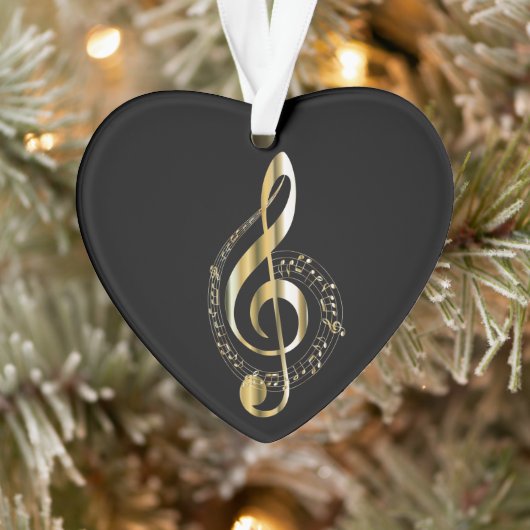 Treble Clef Ornament (Boom)