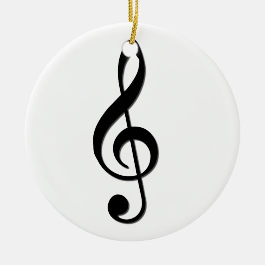 Treble Clef Ornament (Voorkant)