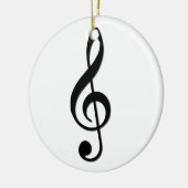 Treble Clef Ornament (Links)