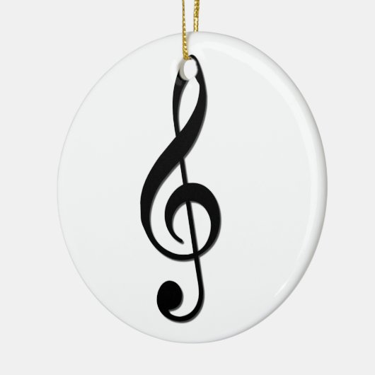 Treble Clef Ornament (Links)