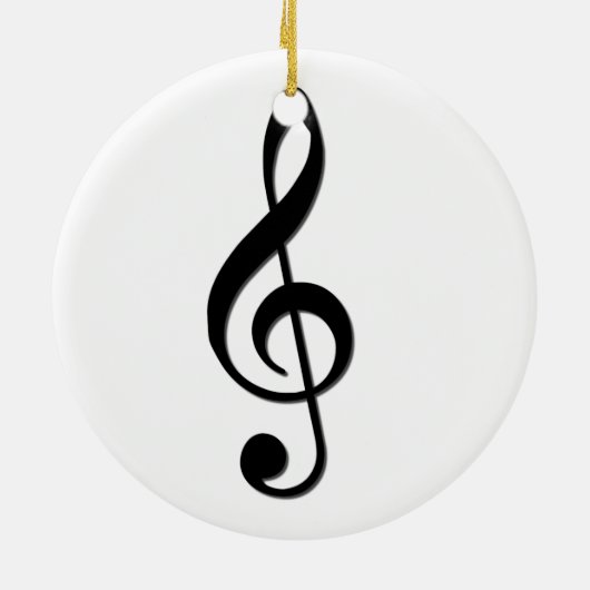 Treble Clef Ornament (Achterkant)