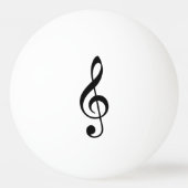 Treble Clef Ping Pong Ball (Voorkant)