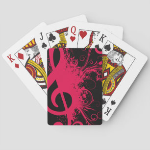 Treble Clef Pokerkaarten