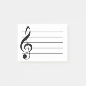 Treble Clef Post-it Notes (Voorkant)