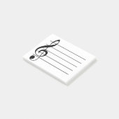 Treble Clef Post-it Notes (Schuin)