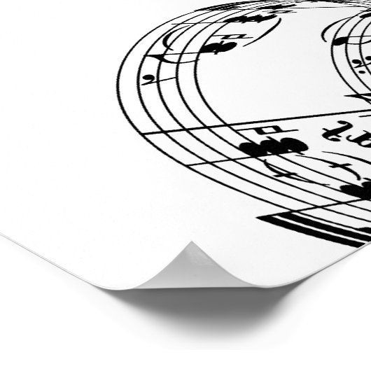 Treble Clef Poster (Hoek)