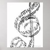 Treble Clef Poster (Voorkant)