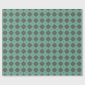 Treble Clef Quatrefoil Patroon Cadeaupapier (Vlak)