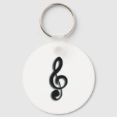 Treble Clef Sleutelhanger (Voorkant)