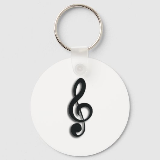 Treble Clef Sleutelhanger (Voorkant)
