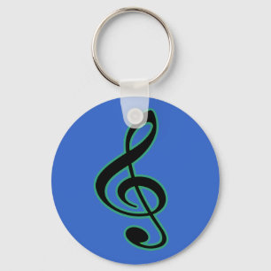 Treble Clef Sleutelhanger