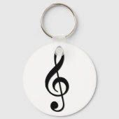 Treble Clef Sleutelhanger (Voorkant)