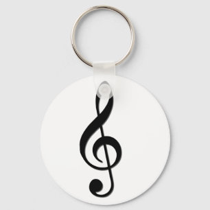 Treble Clef Sleutelhanger