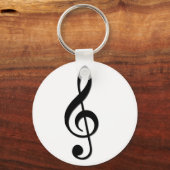Treble Clef Sleutelhanger (Voorkant)