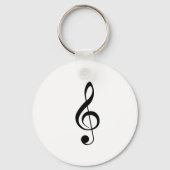 Treble Clef Sleutelhanger (Voorkant)