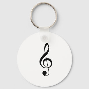 Treble Clef Sleutelhanger