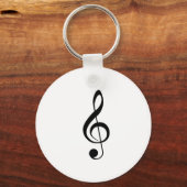 Treble Clef Sleutelhanger (Voorkant)