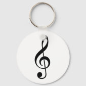 Treble Clef Sleutelhanger (Voorkant)