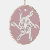 Treble Clef Sneeuwvlok Muzikaal Ornament (Rechts)