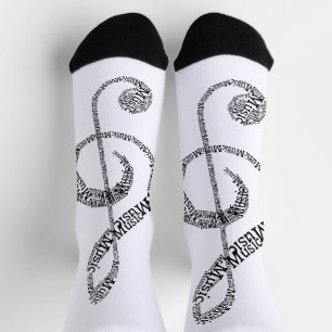 Treble Clef Sokken