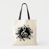 Treble Clef Splat Tote Bag (Voorkant)