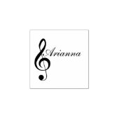 Treble Clef Stamp Rubberstempel (Afrduk)