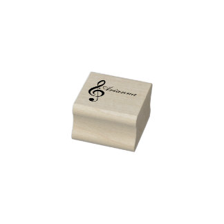 Treble Clef Stamp Rubberstempel
