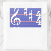 Treble Clef Sticker (Tas)