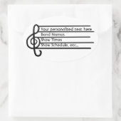 Treble Clef stickers (Tas)