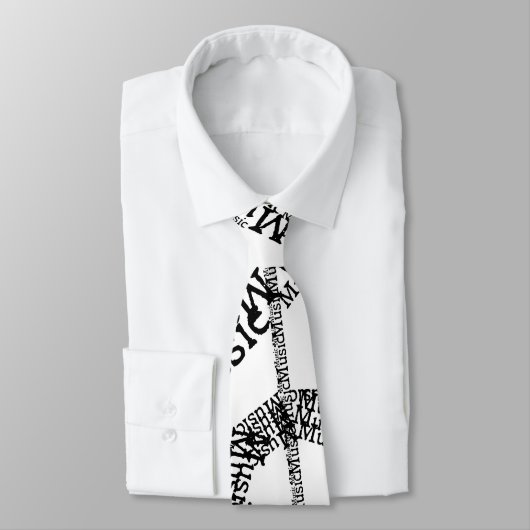 Treble Clef Stropdas (Gebonden)