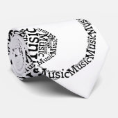 Treble Clef Stropdas (Opgerold)