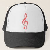 Treble Clef Trucker Pet (Voorkant)