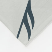 Treble Clef Wave Rainbow-kleuren Fleece Deken (Hoek)