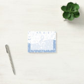 Treble Clef Wave Sky Blue en White Post-it® Notes (Kantoor)