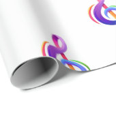 Treble Clef White Cadeaupapier (Rol Hoek)