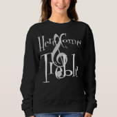 Treble Dark Women's Basic Sweatshirt (Voorkant)
