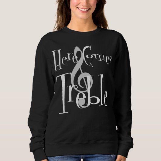 Treble Dark Women's Basic Sweatshirt (Voorkant)