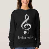 Treble maker  Clef Piano Trui (Voorkant)