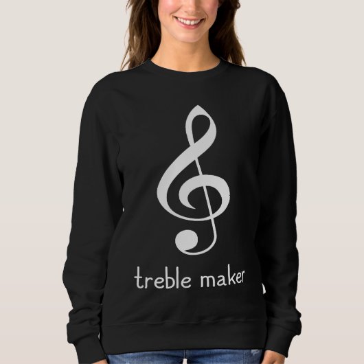 Treble maker  Clef Piano Trui (Voorkant)