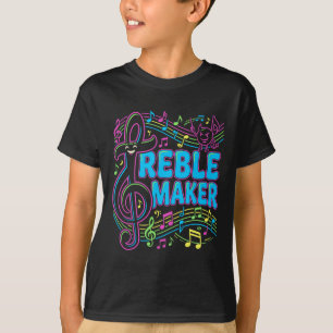 Treble Maker Grappige muziek grap T-shirt Koor En