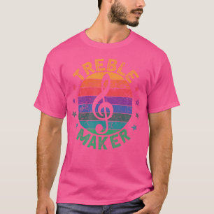 Treble Maker Grappige Muzikant Gitarist Zanger Muz T-shirt